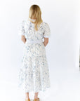 Jojo Split Neck Midi Dress