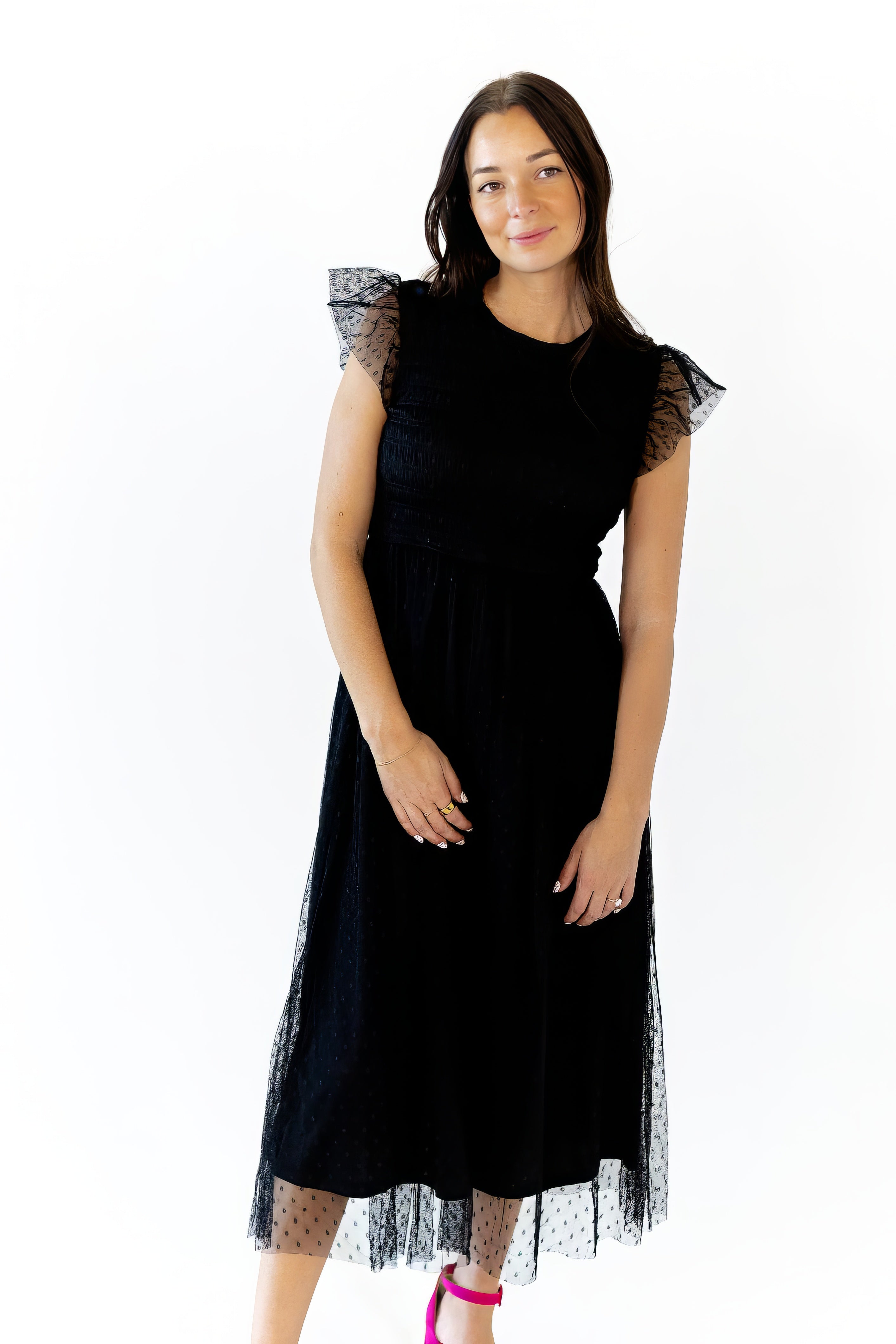 Alexa Swiss Dot Dress