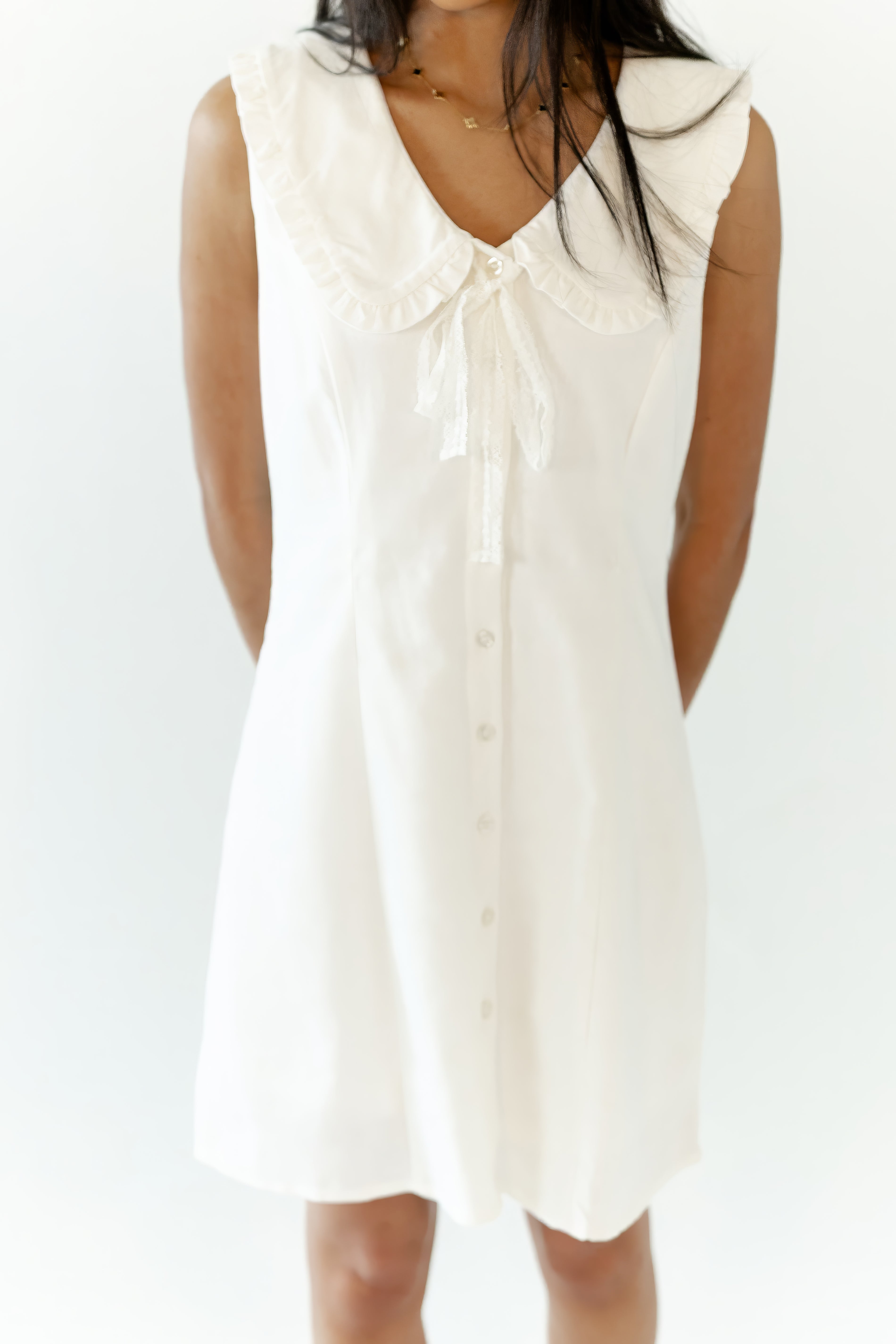 Hattie Sailor Neckline Mini Dress