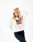 American Flag Crochet Top