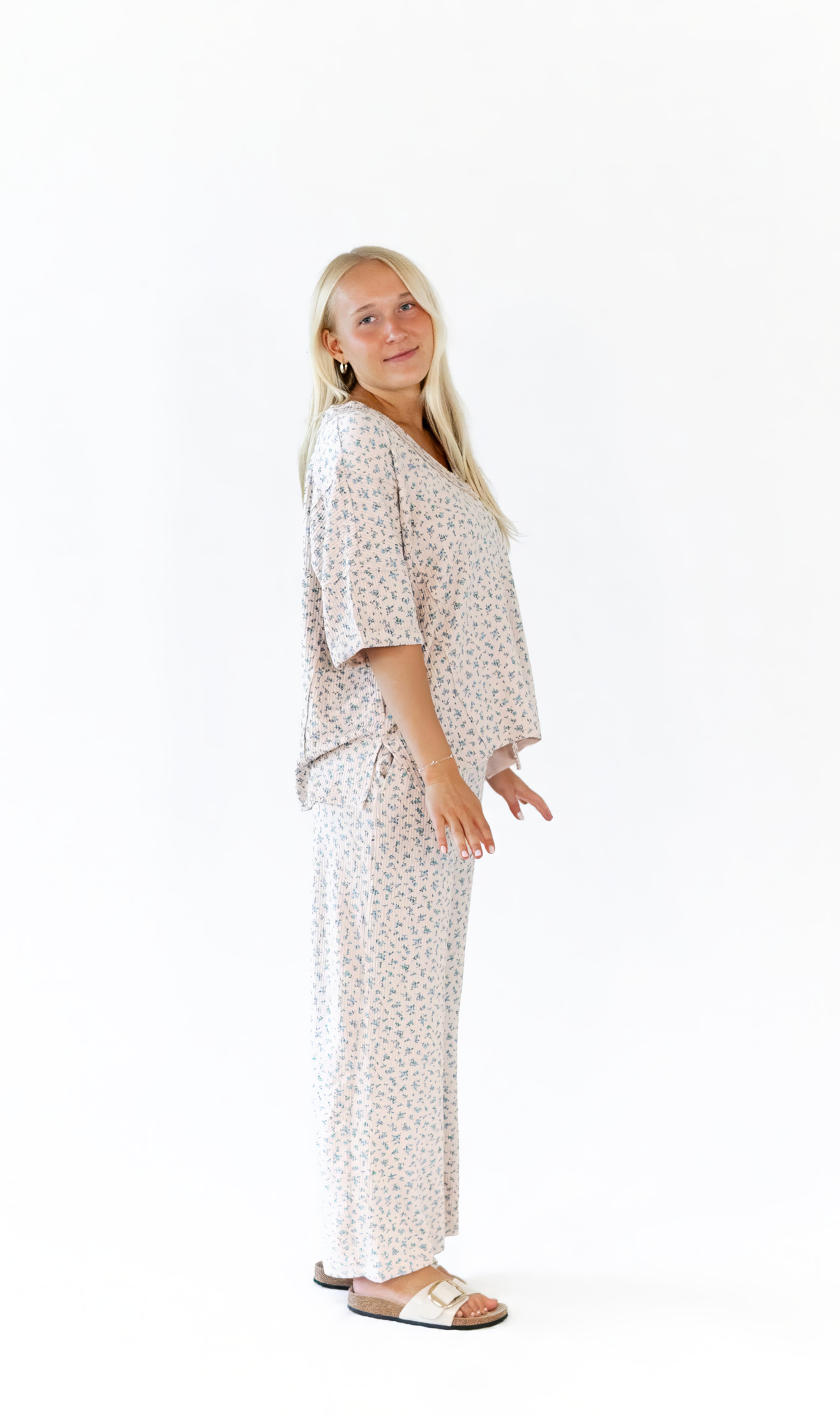 Cleo Ribbed Floral Set