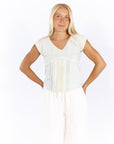 Tayan Pleat Detail Top