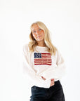 American Flag Crochet Top