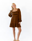 Barb Satin Finish Mini Dress