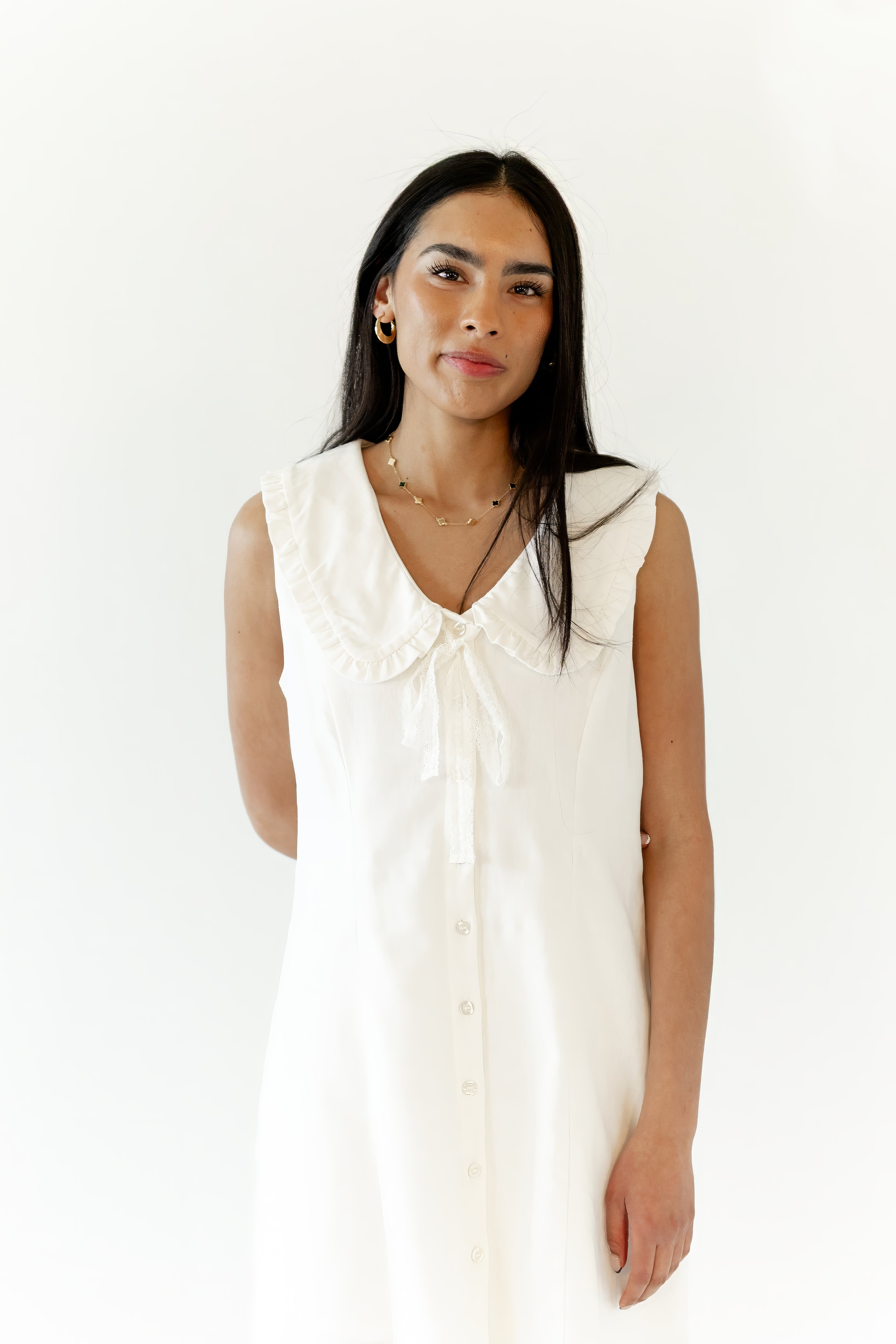Hattie Sailor Neckline Mini Dress
