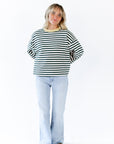 Hester Striped Crew Neck