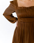 Barb Satin Finish Mini Dress
