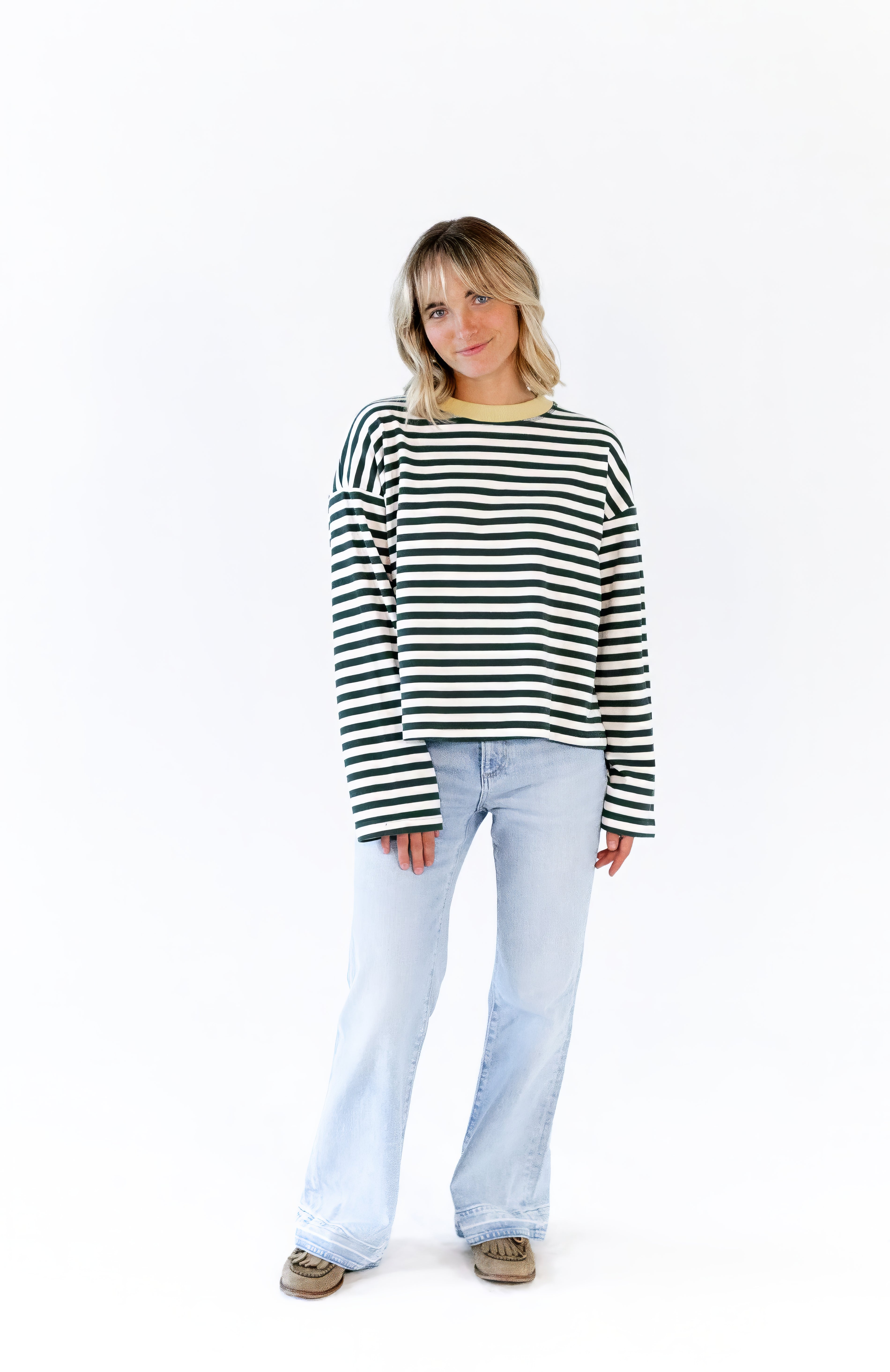 Hester Striped Crew Neck