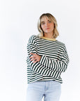Hester Striped Crew Neck