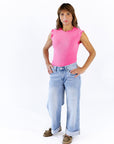 Murle Striped Tank · Pink