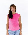 Murle Striped Tank · Pink