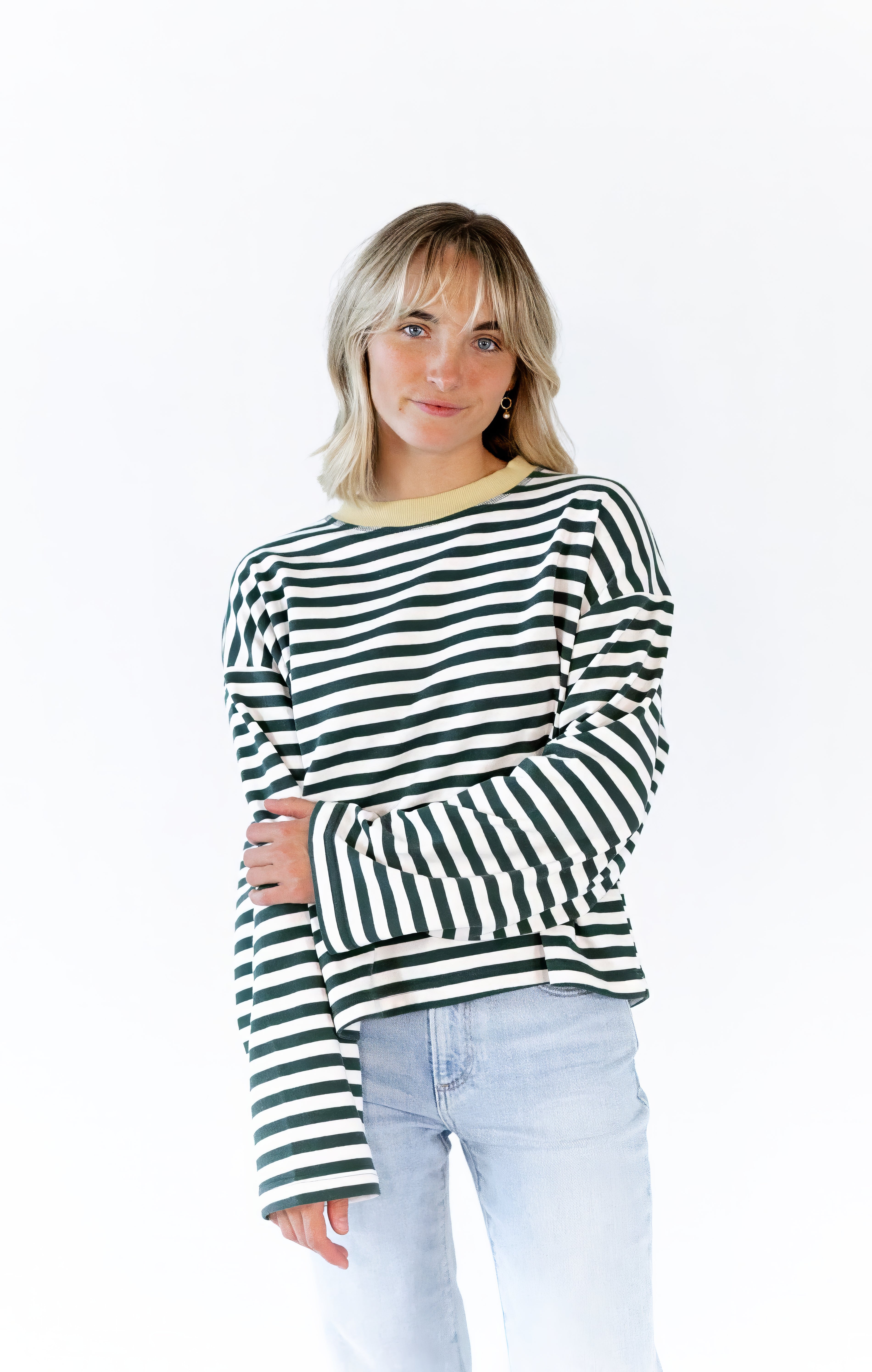 Hester Striped Crew Neck