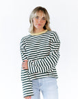 Hester Striped Crew Neck