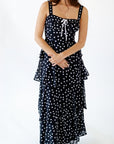 Mavaro Polka Dot Maxi Dress