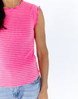 Murle Striped Tank · Pink