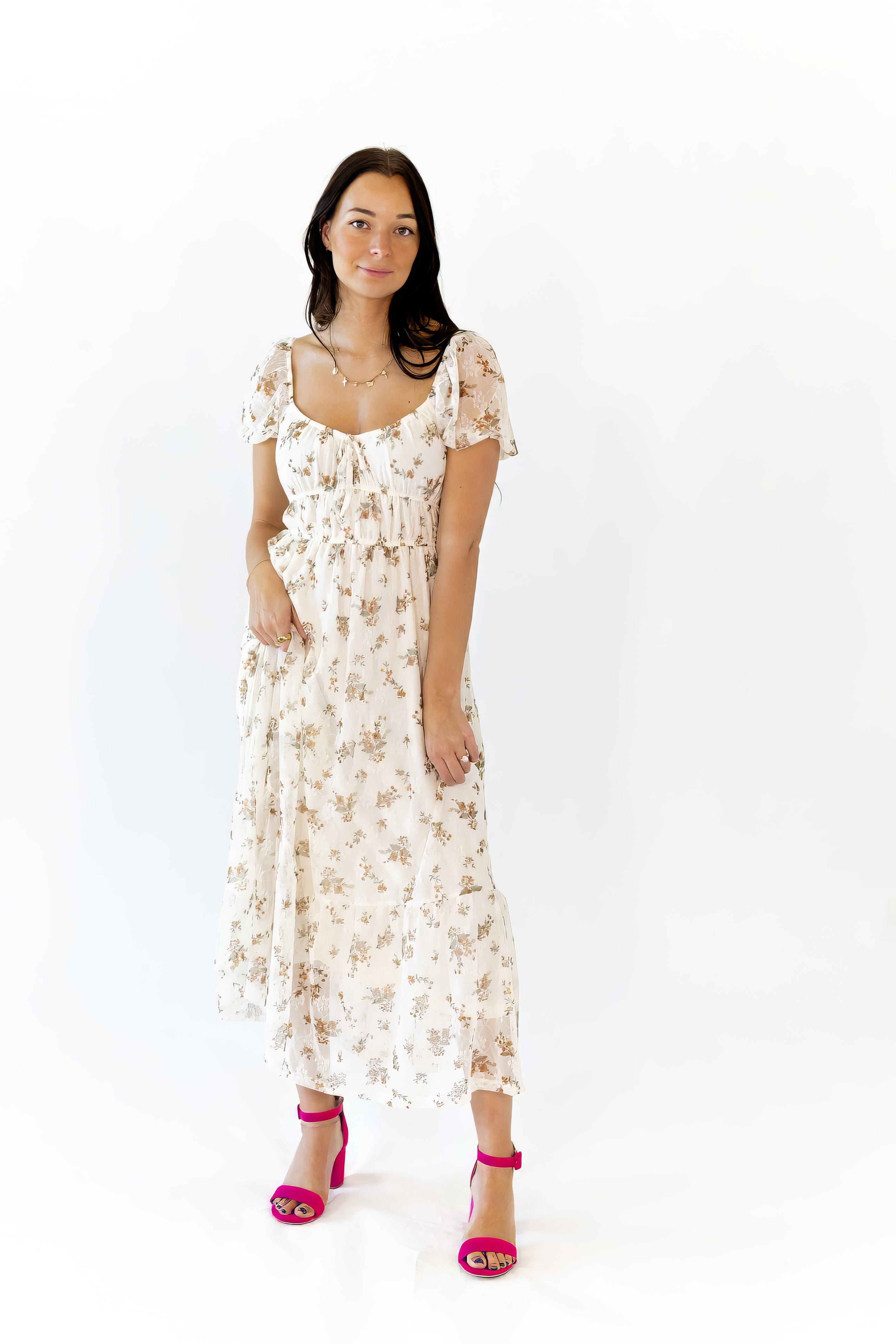 Loraine Floral Print Dress
