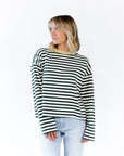 Hester Striped Crew Neck