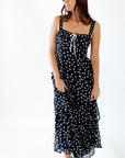 Mavaro Polka Dot Maxi Dress