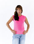 Murle Striped Tank · Pink