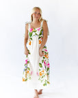 Liesel Mixed Print Maxi Dress