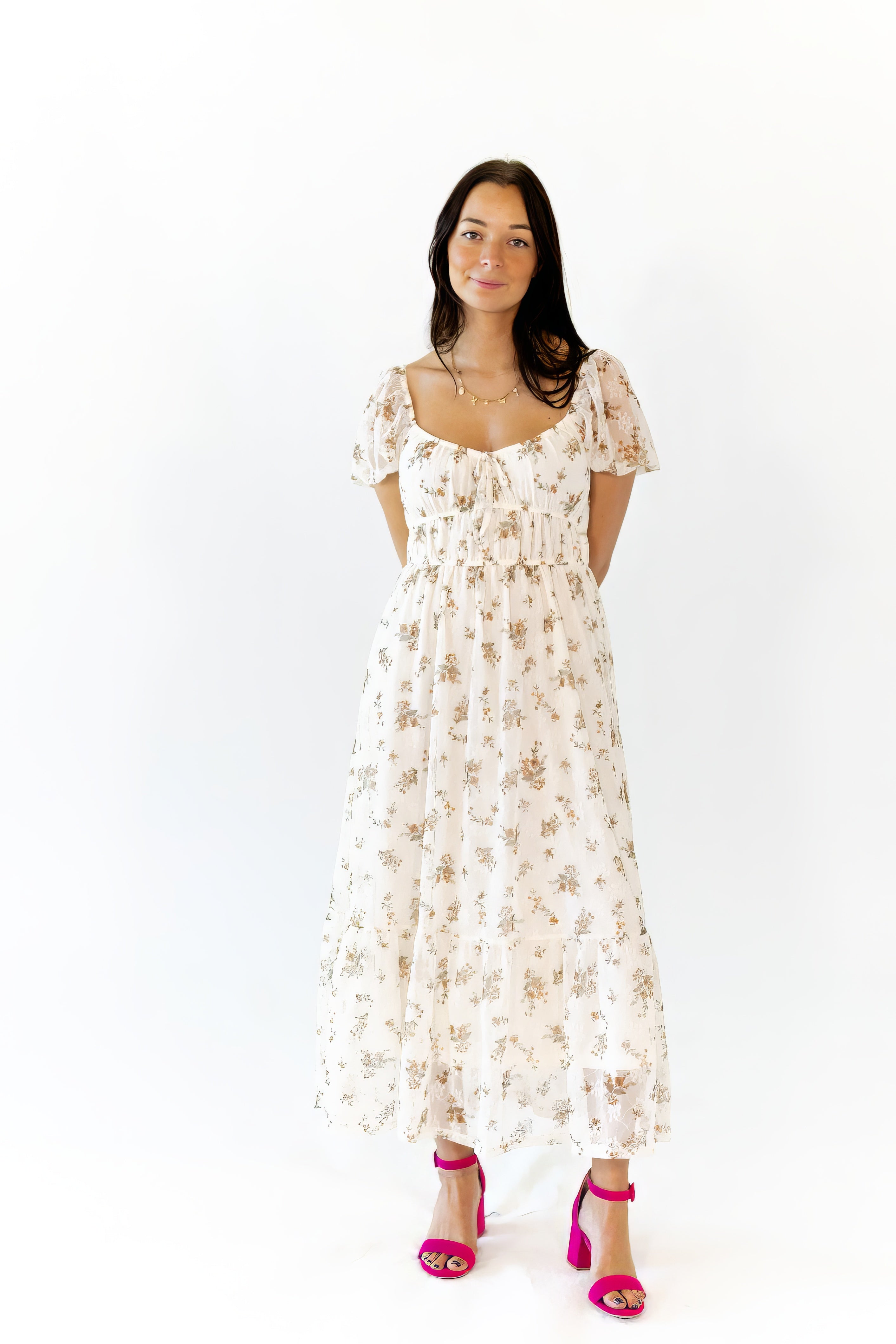 Loraine Floral Print Dress