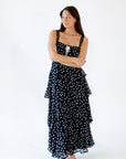 Mavaro Polka Dot Maxi Dress