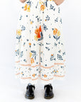 Vivi Floral Tiered Midi Skirt  ⤫ Restocked