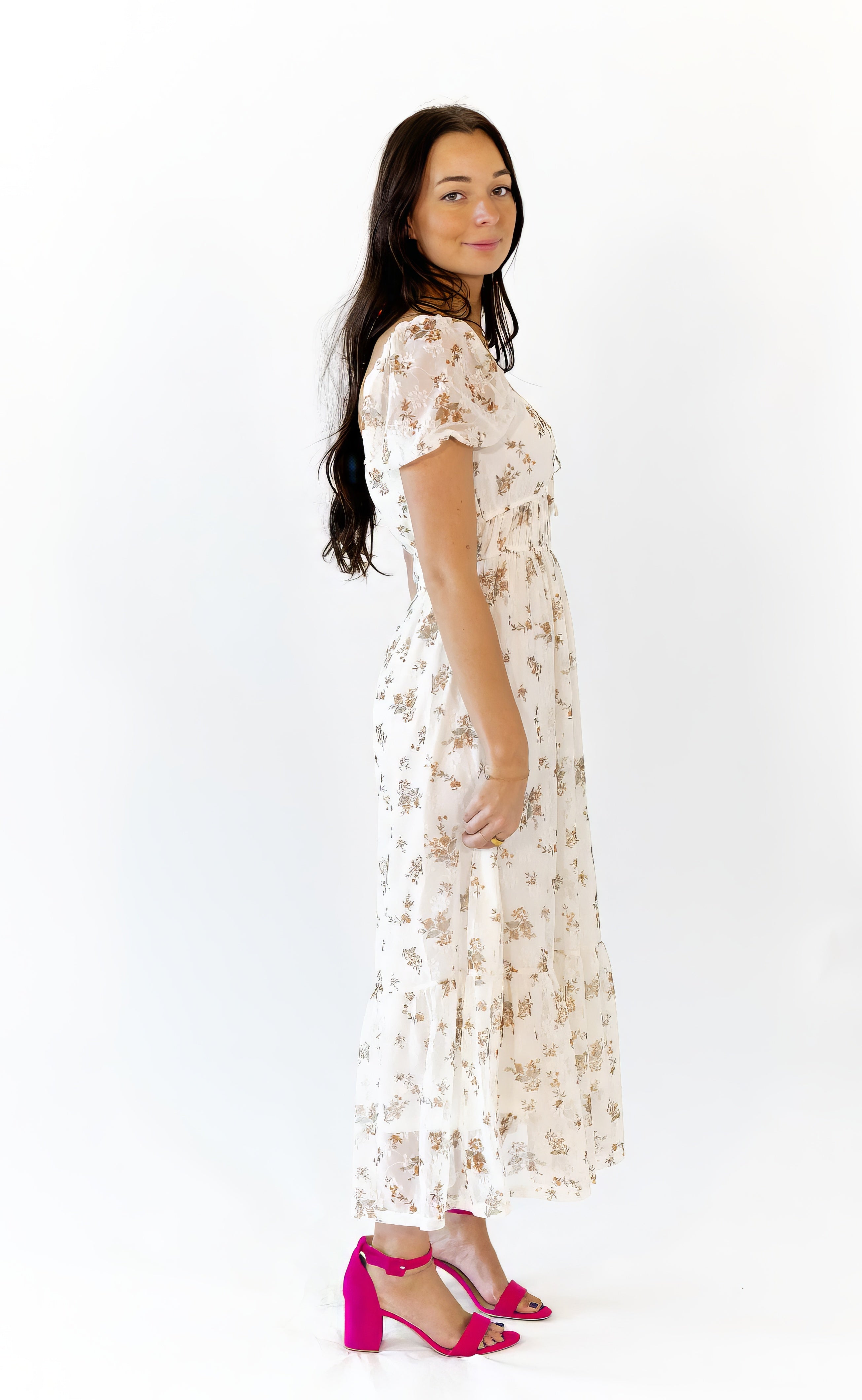 Loraine Floral Print Dress