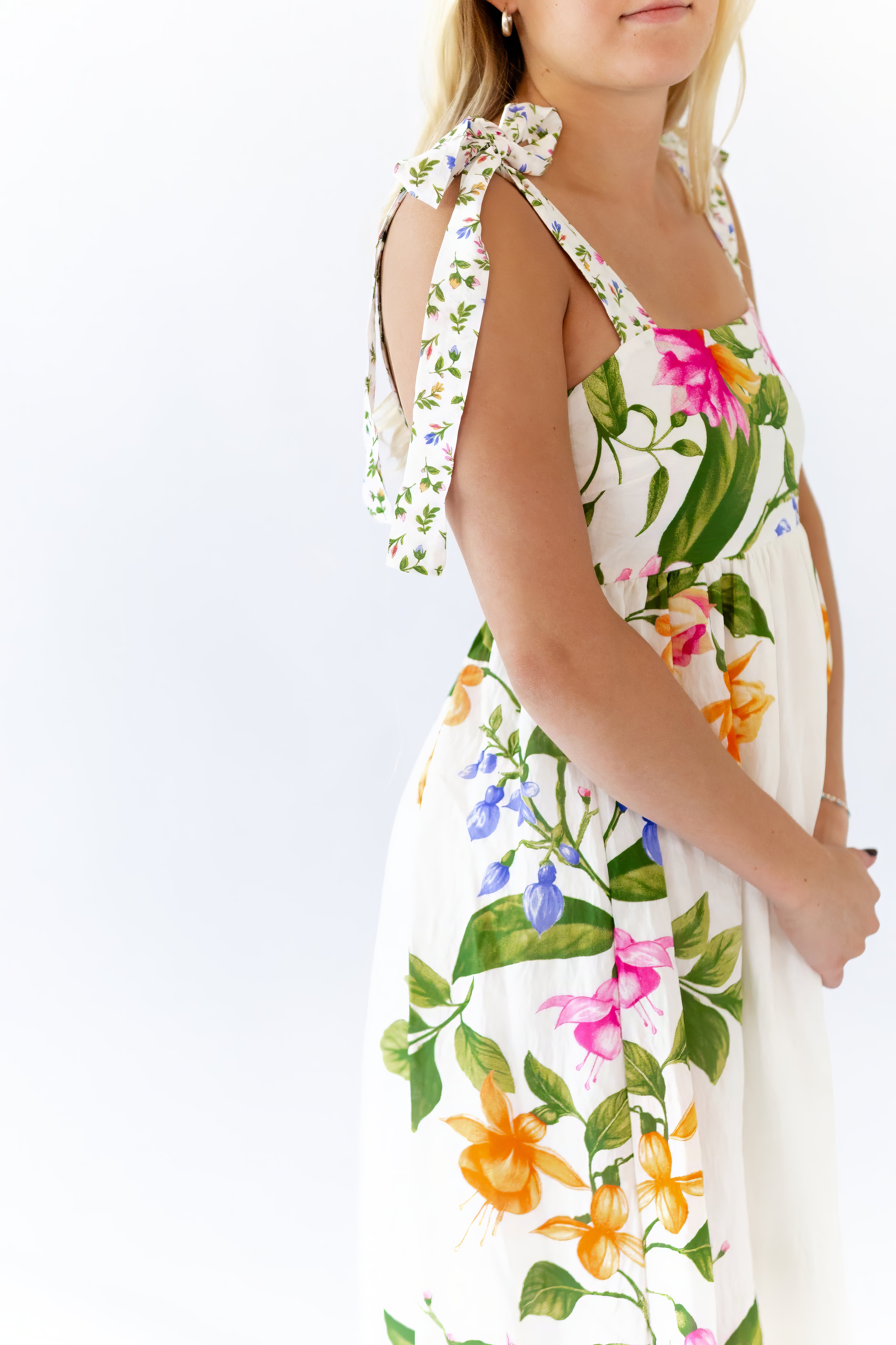 Liesel Mixed Print Maxi Dress