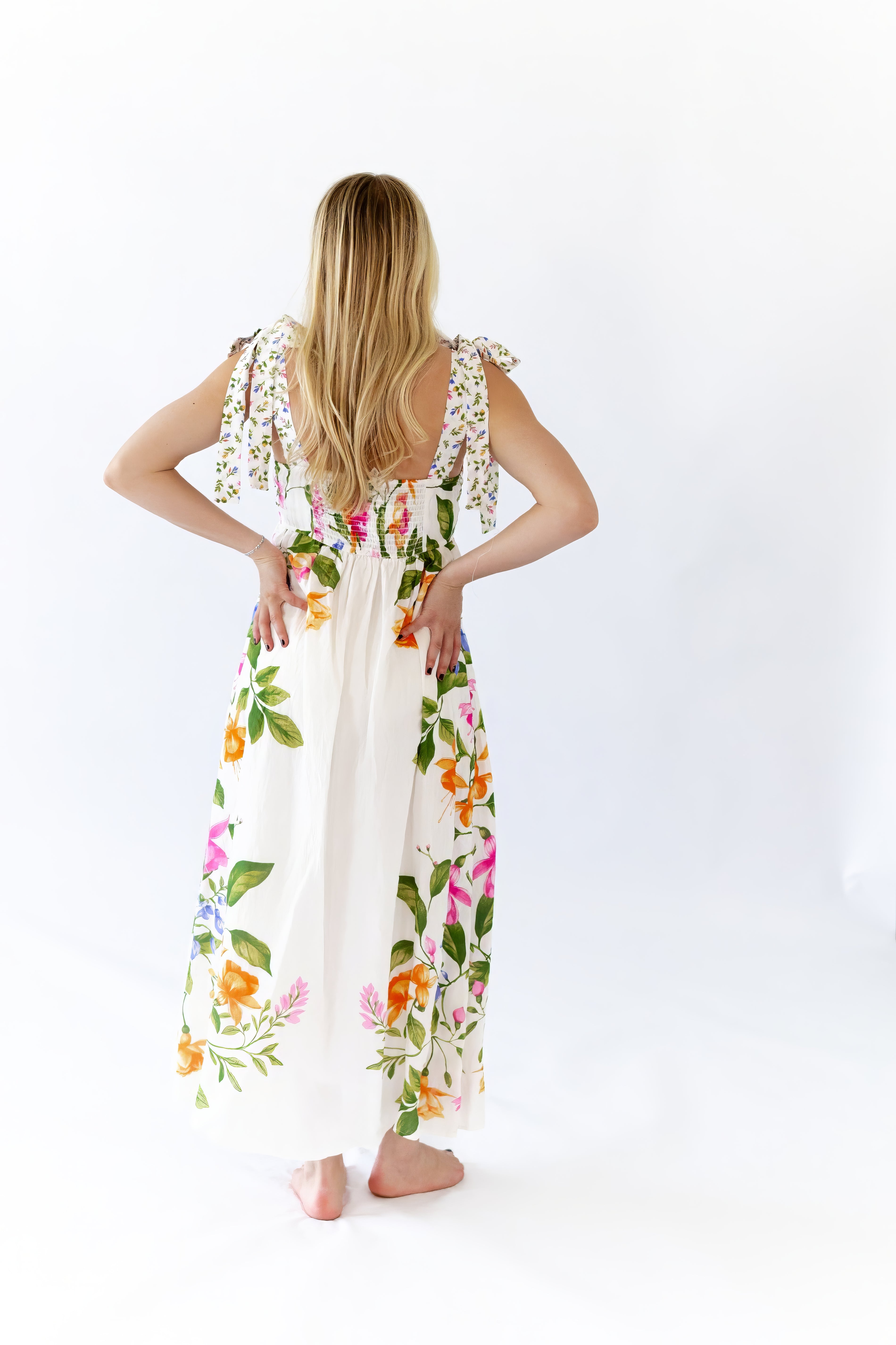 Liesel Mixed Print Maxi Dress