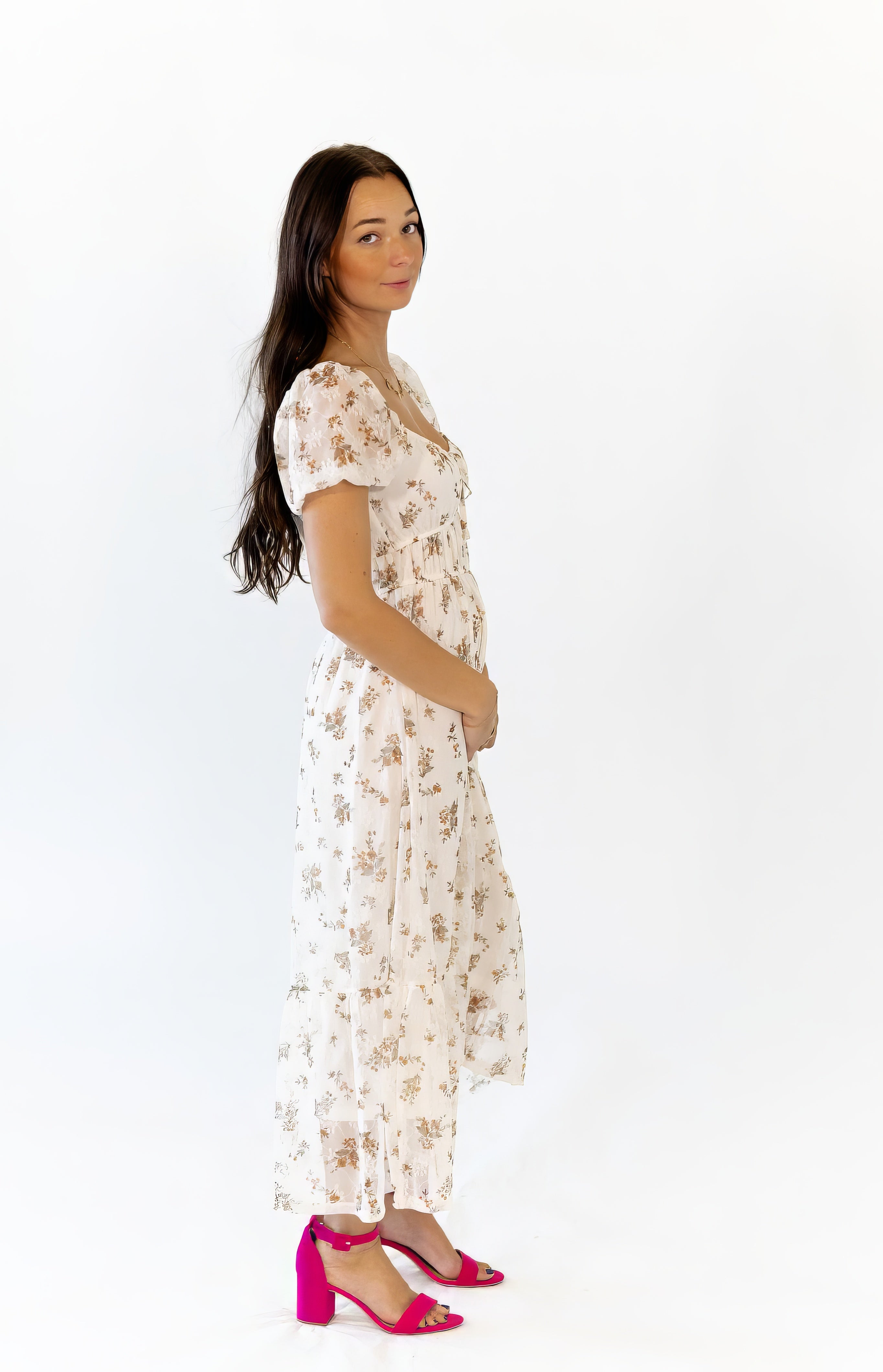 Loraine Floral Print Dress