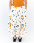Vivi Floral Tiered Midi Skirt  ⤫ Restocked