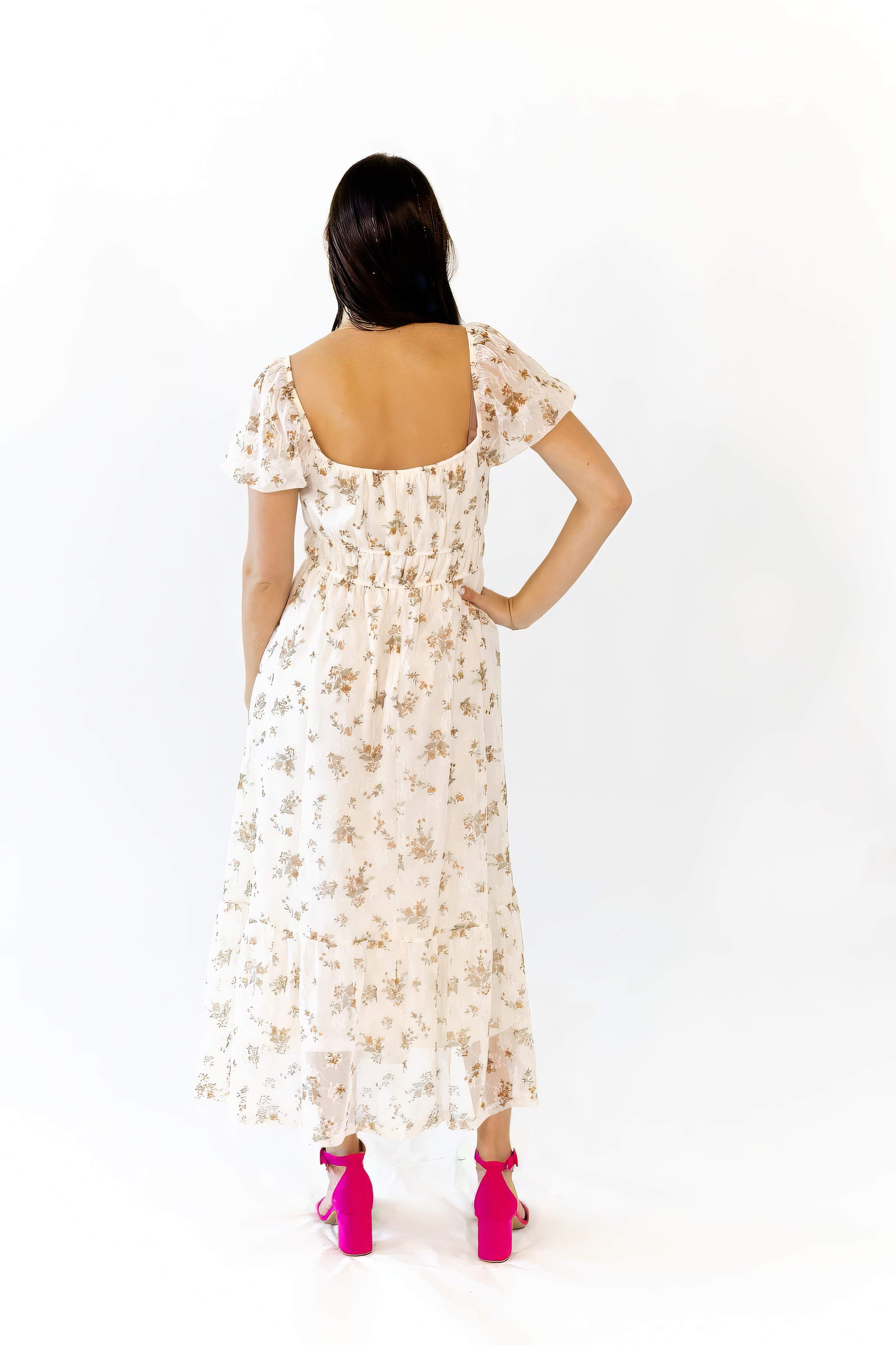 Loraine Floral Print Dress