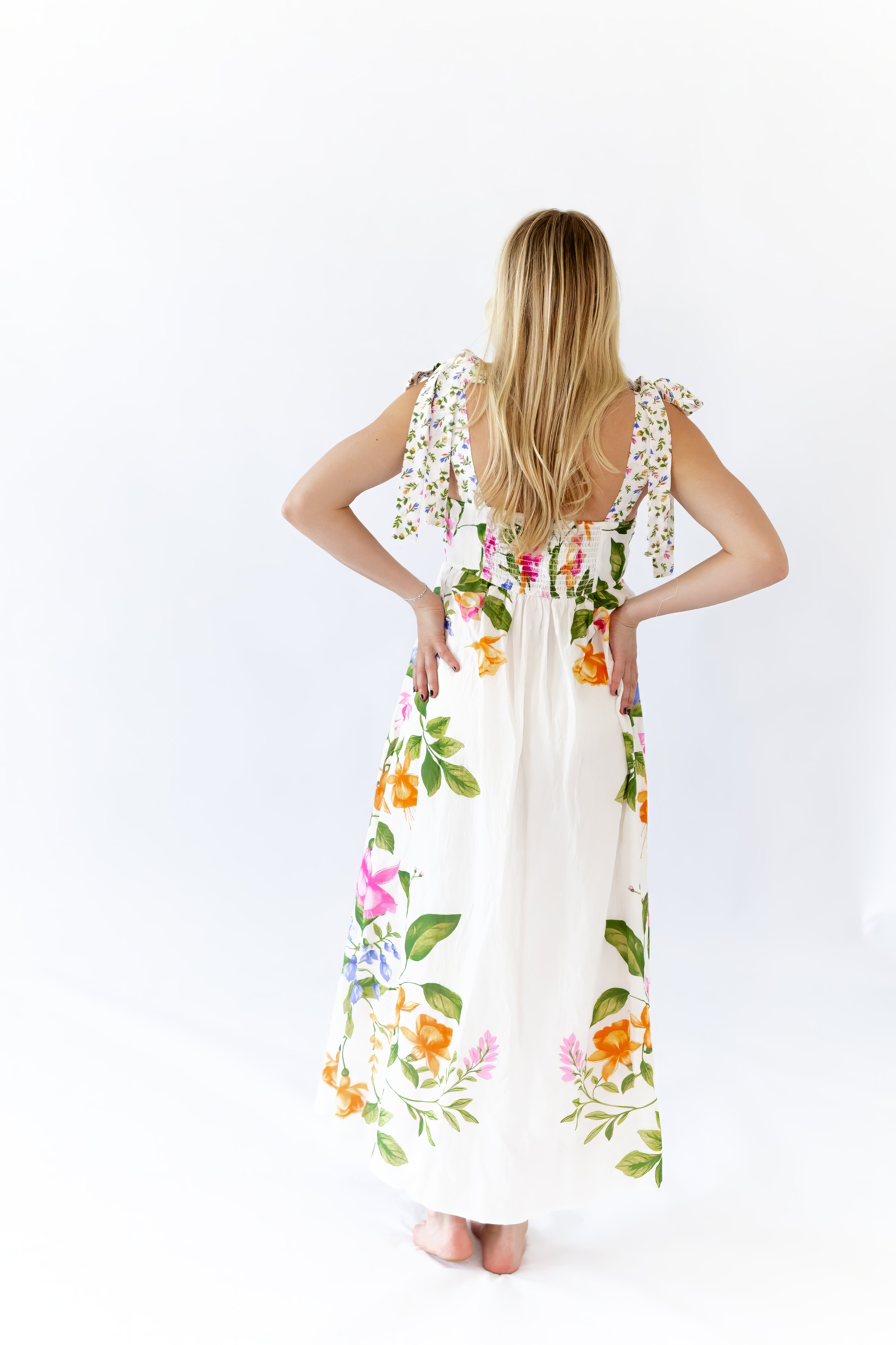 Liesel Mixed Print Maxi Dress