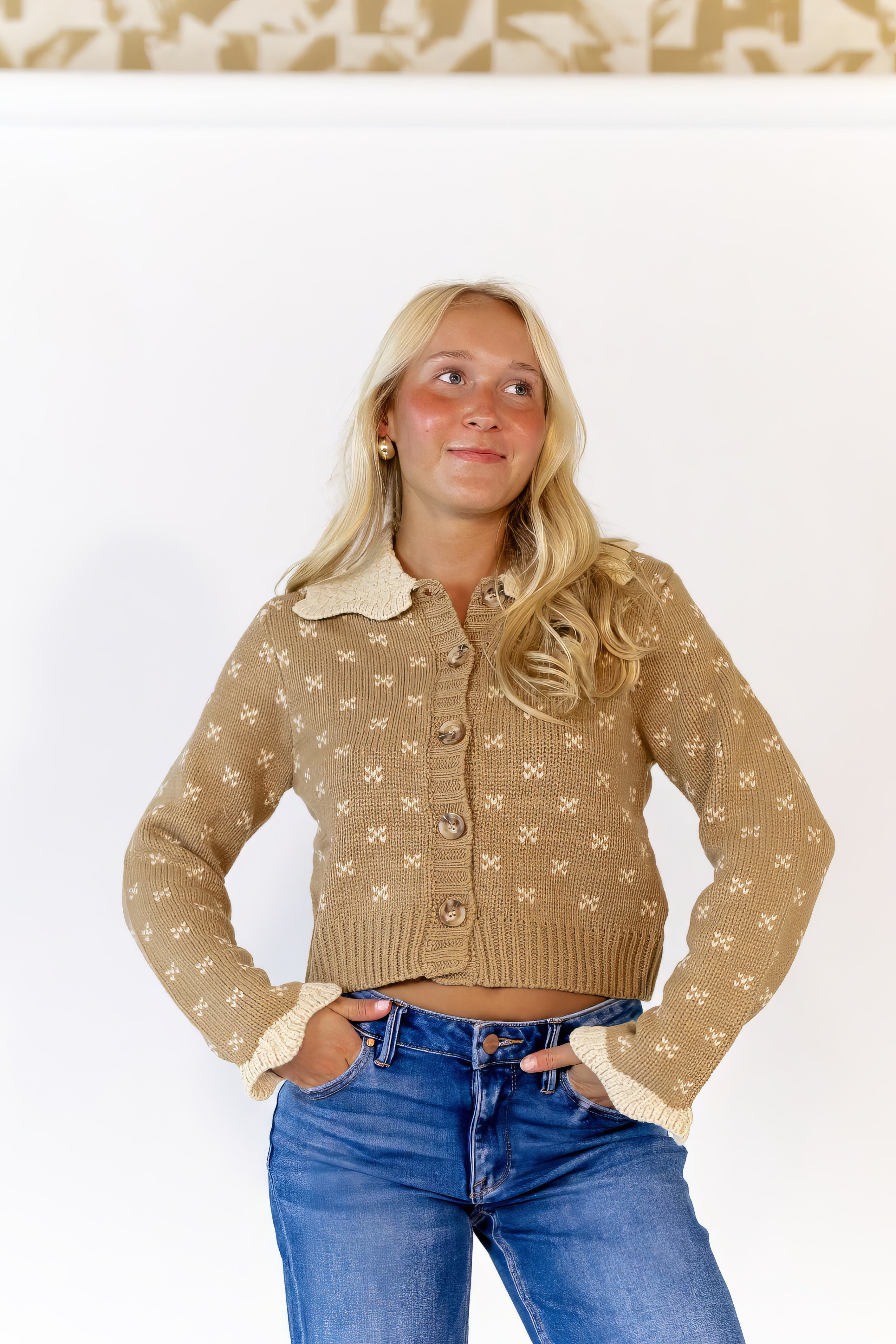Thea Button Up Sweater
