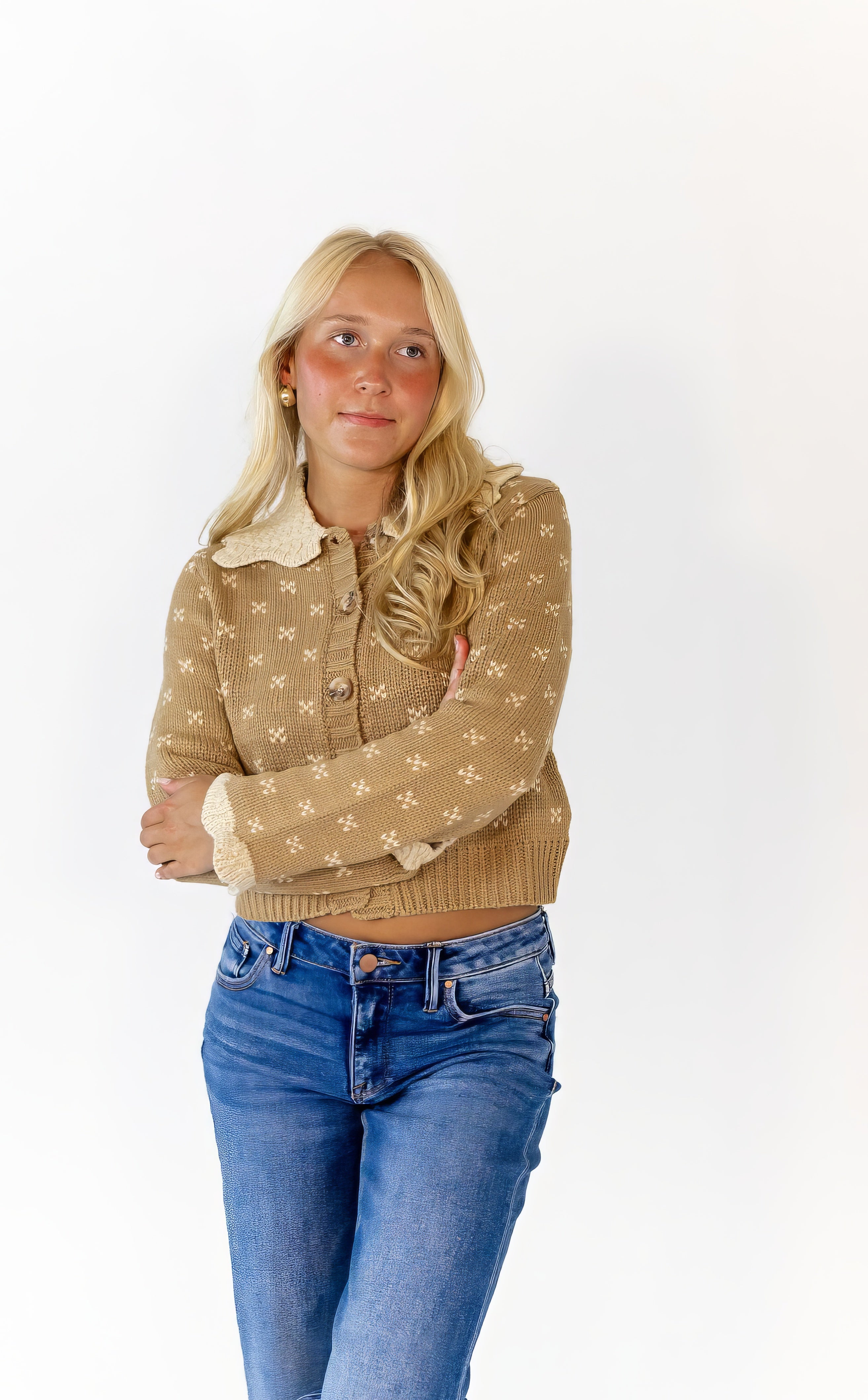 Thea Button Up Sweater