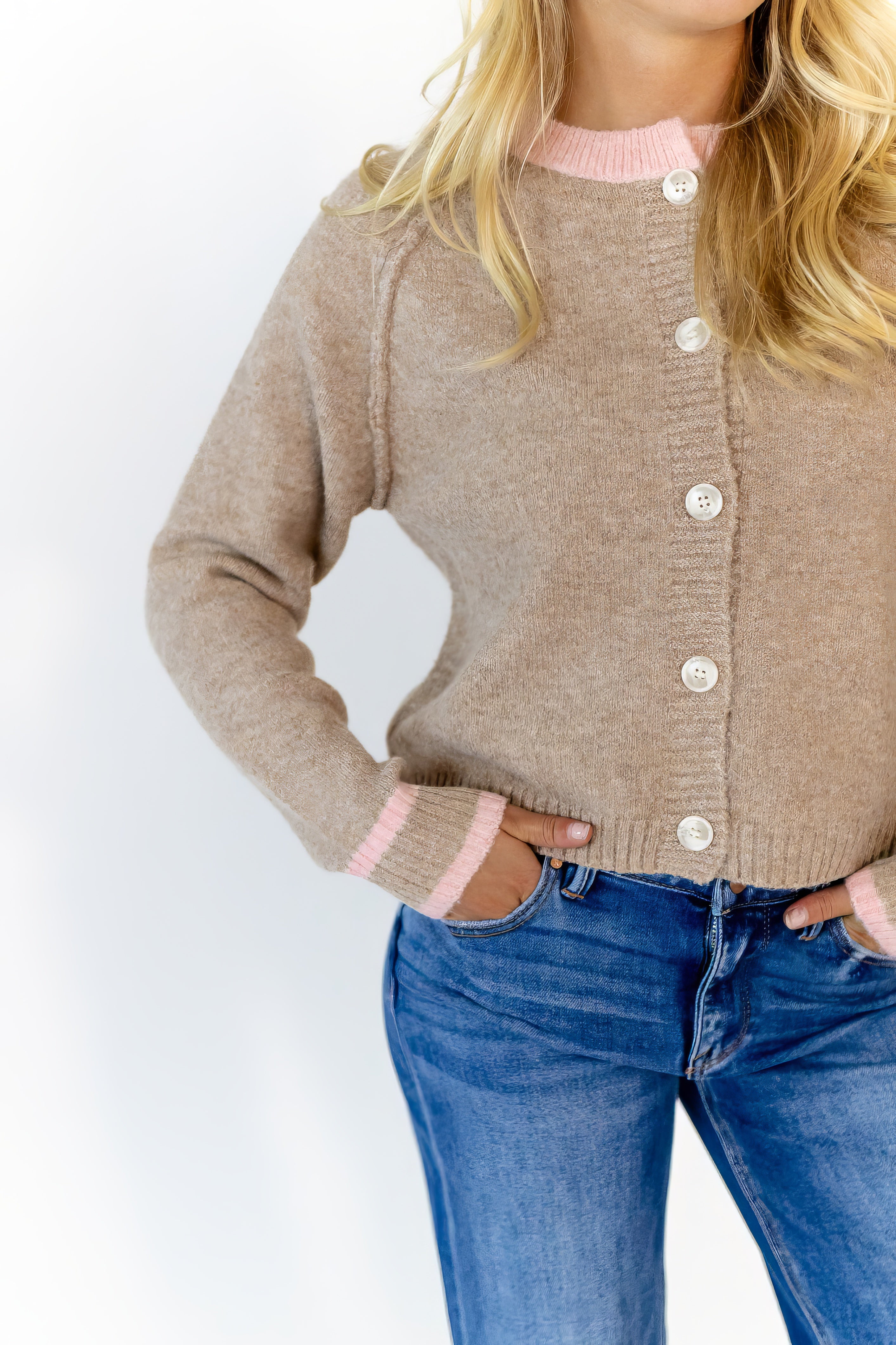 Burke Colorblocked Cardigan