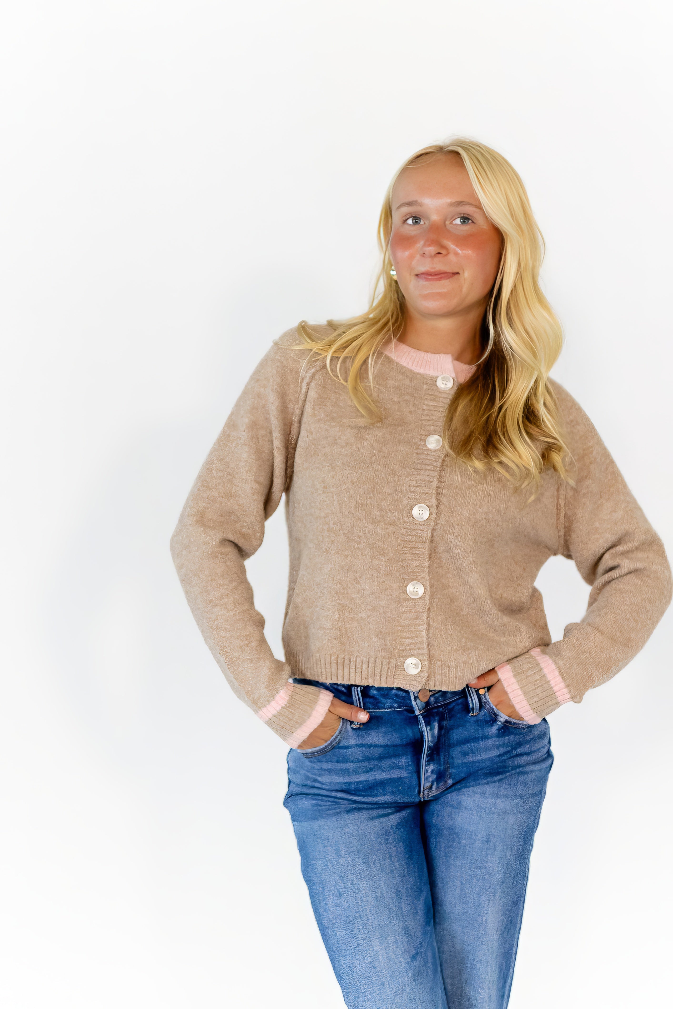 Burke Colorblocked Cardigan