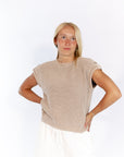Mirelle Button Back Top