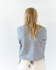 Vania Button Up Cardigan · Grey