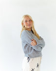 Vania Button Up Cardigan · Grey