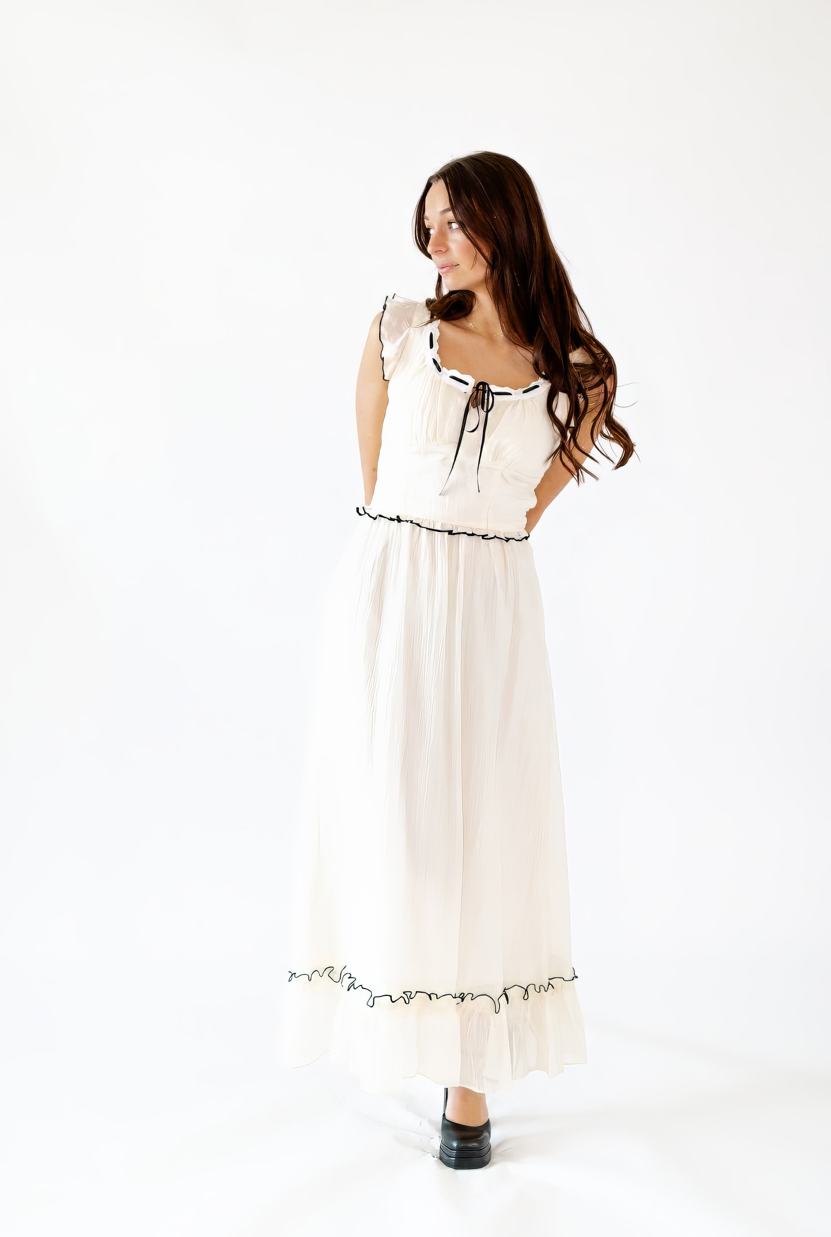 Byron Ruffled Maxi Dress