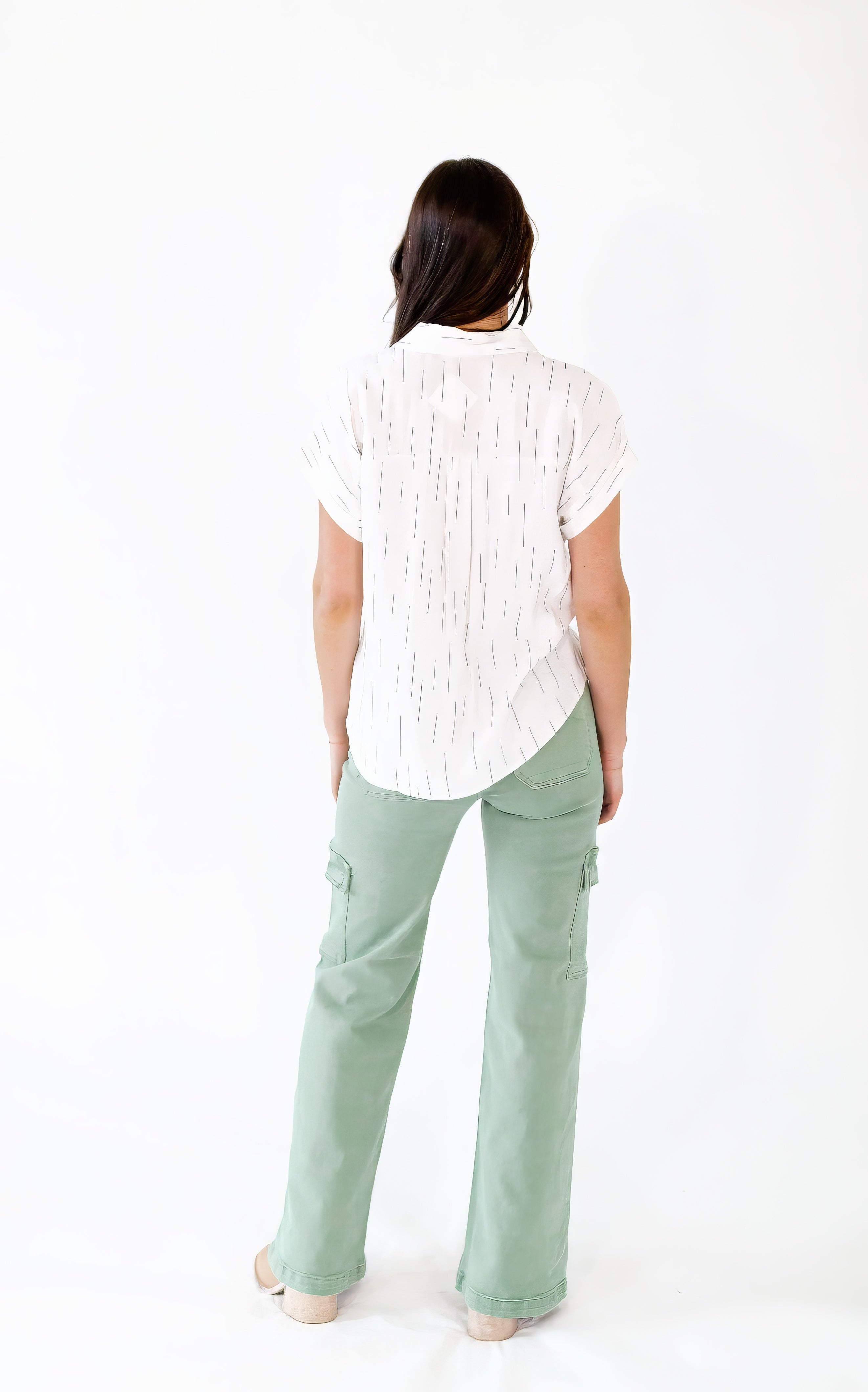 Donni Brushstroke Button Up