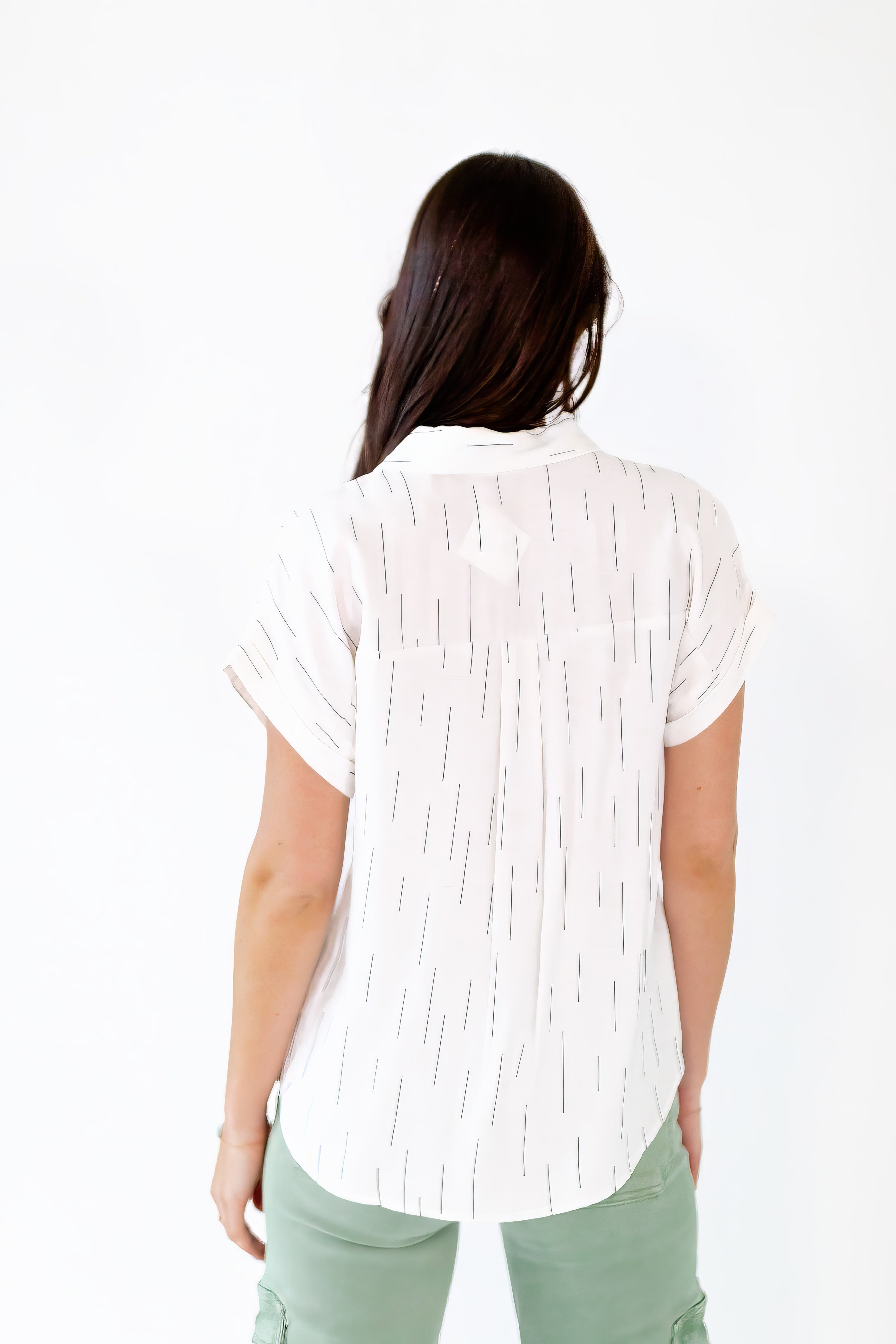 Donni Brushstroke Button Up