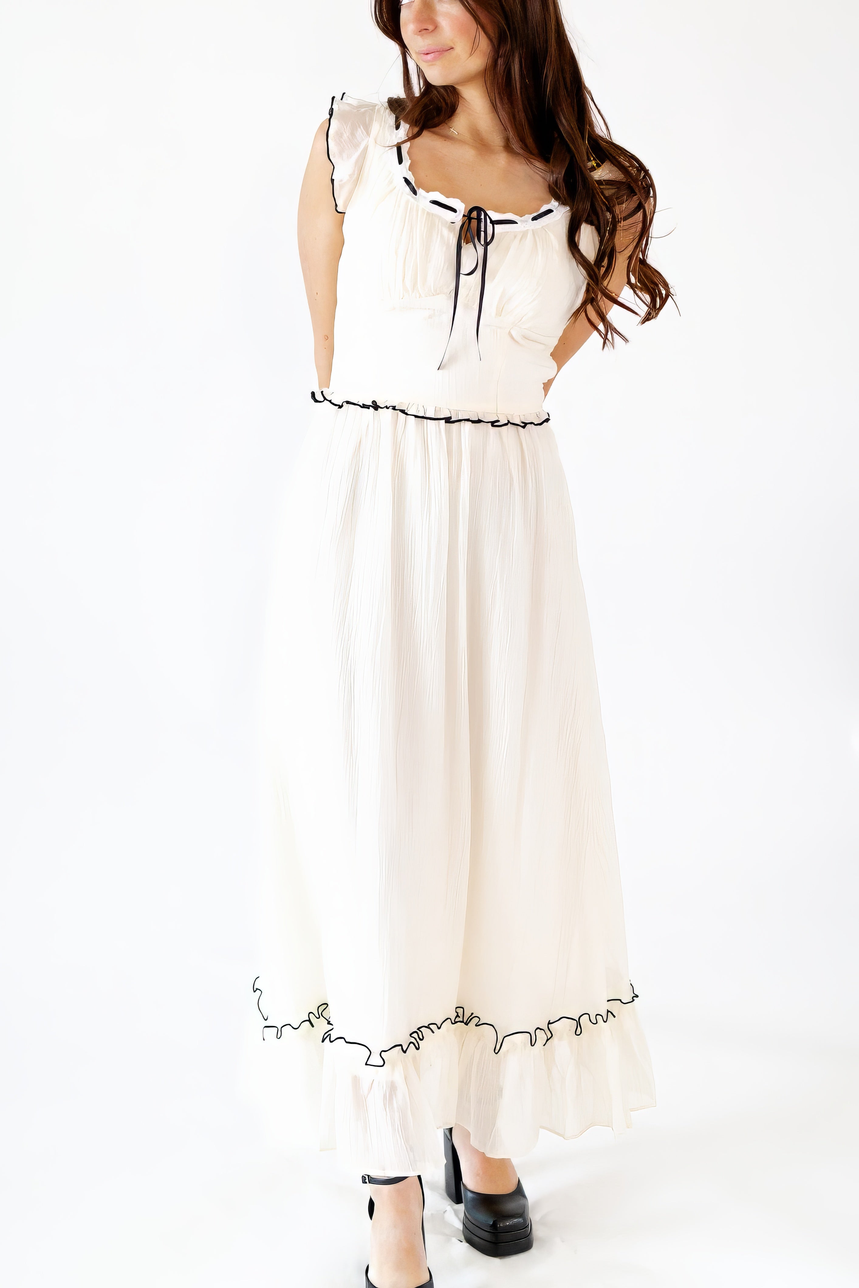 Byron Ruffled Maxi Dress