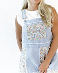 Grace Patchwork Overall Dress