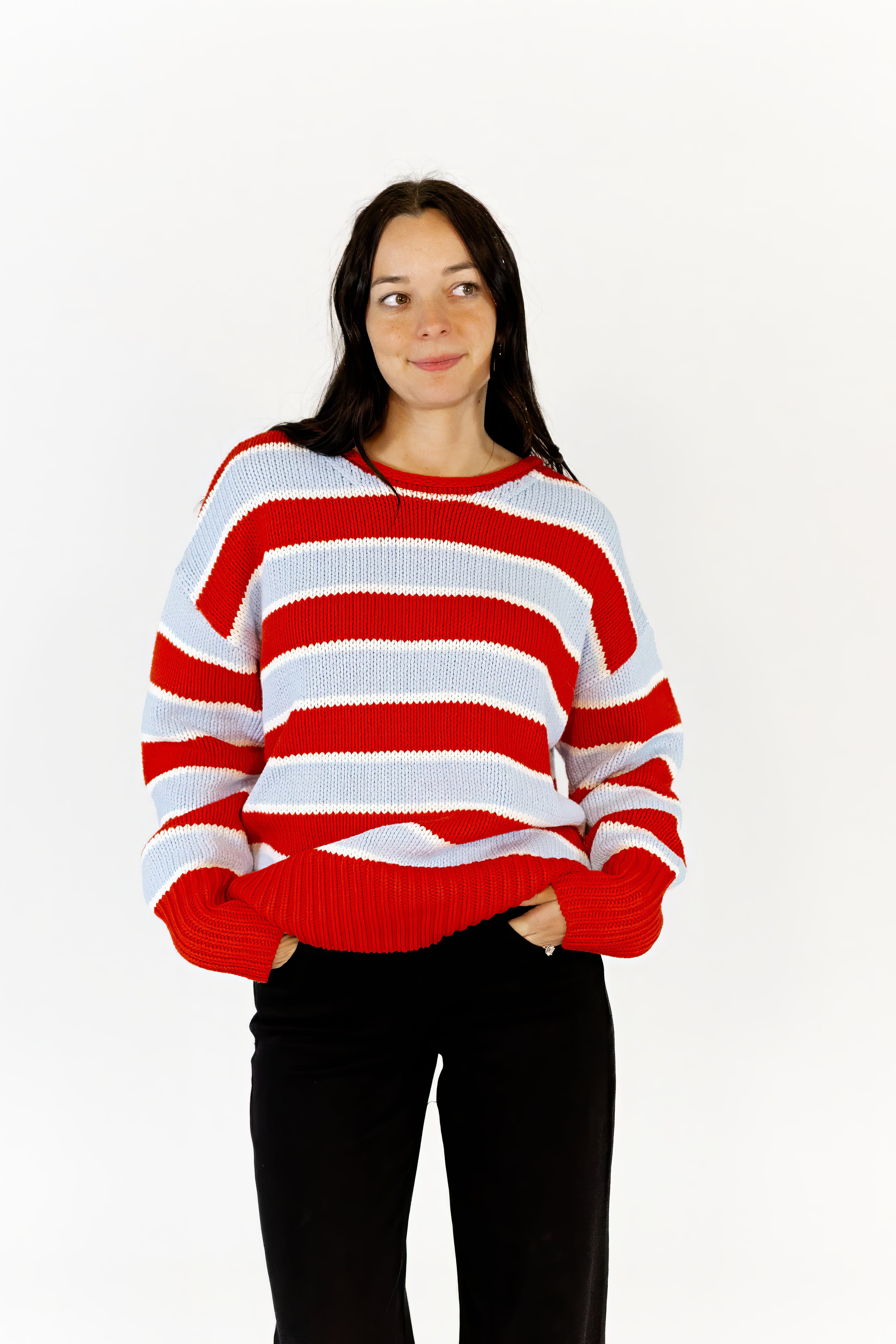 Victoria Striped Sweater