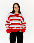 Victoria Striped Sweater