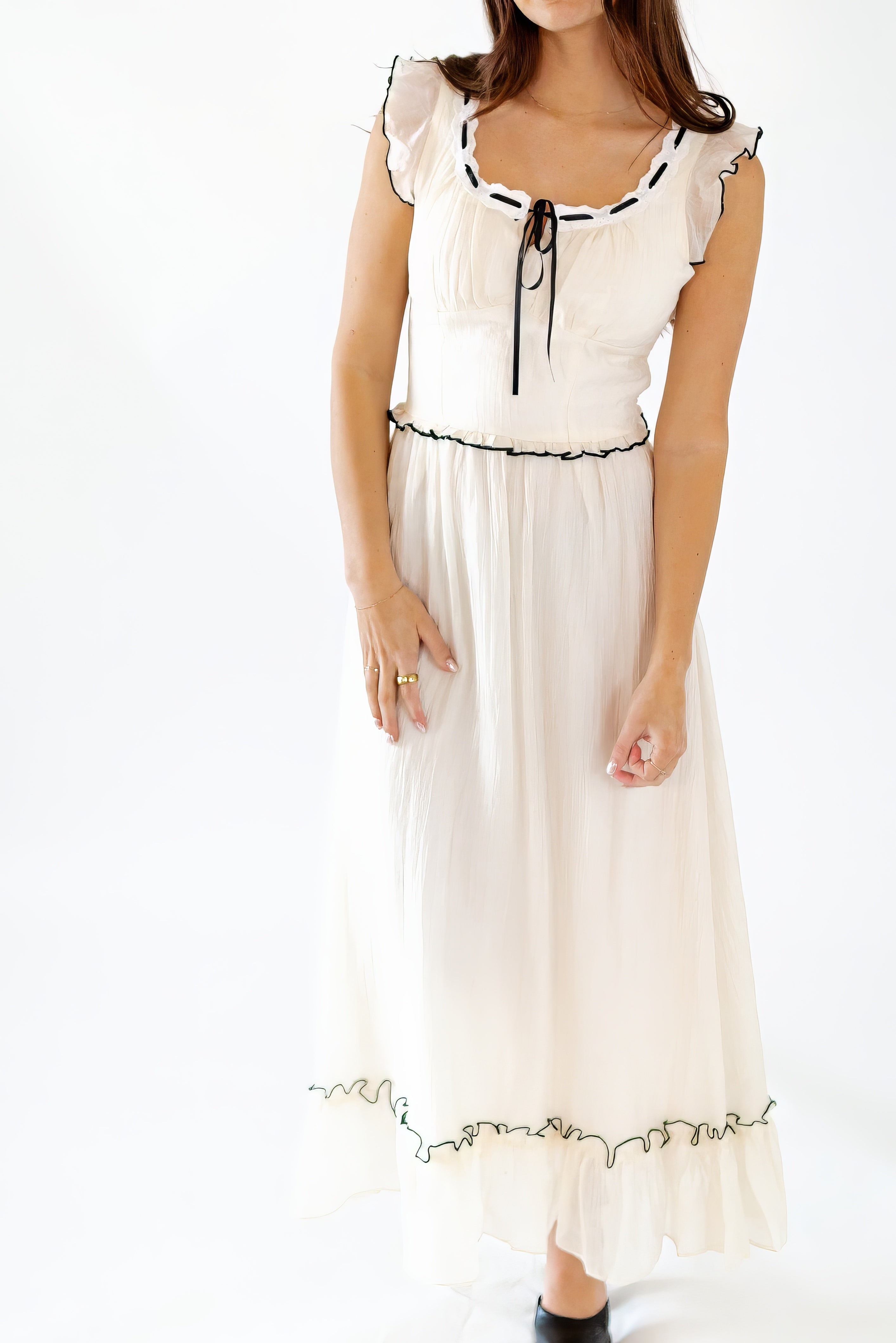 Byron Ruffled Maxi Dress