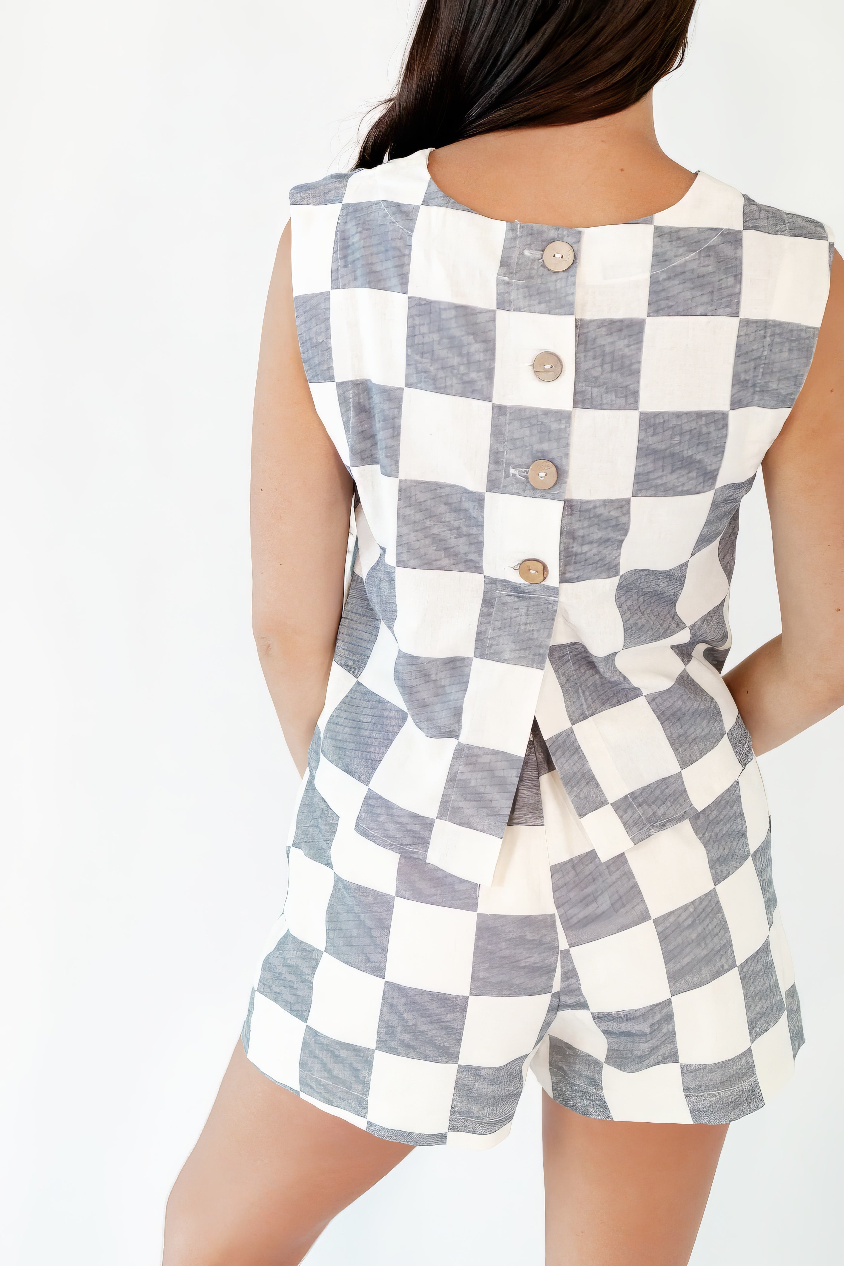 Jupe Checkered Set